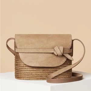 Cesta Suede Crossbody Bag